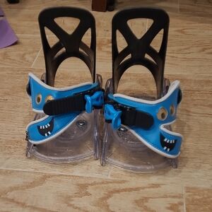 Burton Grom Blue Snowboard Bindings